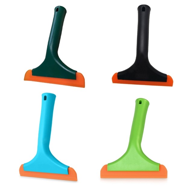 Small Silicone Squeegee Window Shower Squeegee Auto Water Squeegee for  Shower Glass Door,Car Windshield Window